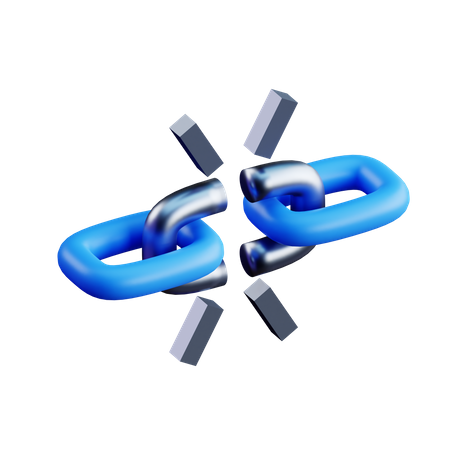 Broken Chain 3D Icon