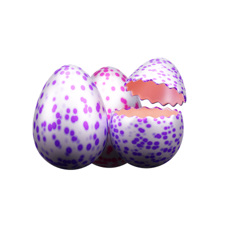 Broken Egg  3D Icon