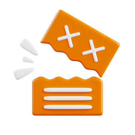 Broken Files  3D Icon