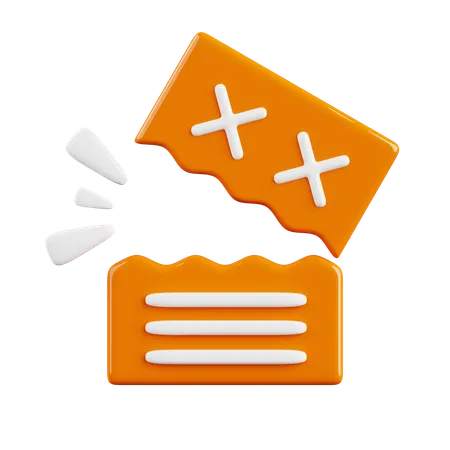 Broken Files  3D Icon