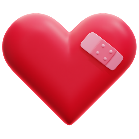 상한 마음  3D Icon