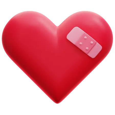 상한 마음  3D Icon
