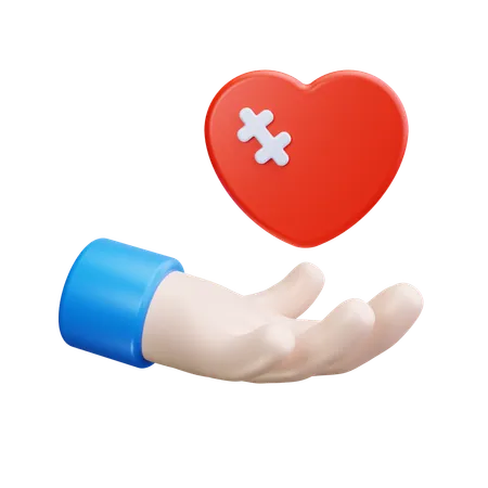 Broken Heart  3D Icon