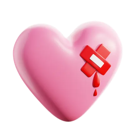 Broken Heart  3D Icon