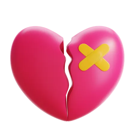 86 3D Broken Heart Illustrations - Free in PNG, BLEND, GLTF - IconScout