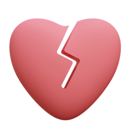 Heartbreak  3D Icon