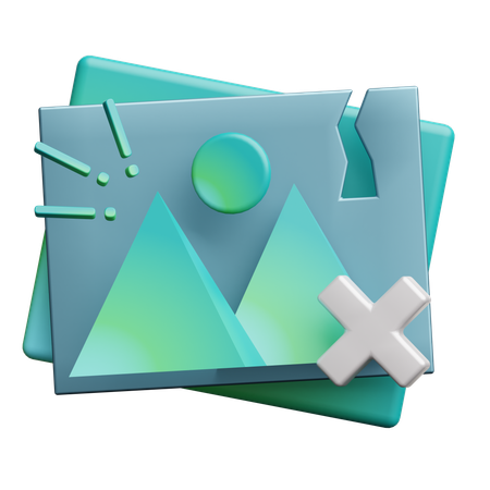 Broken image  3D Icon