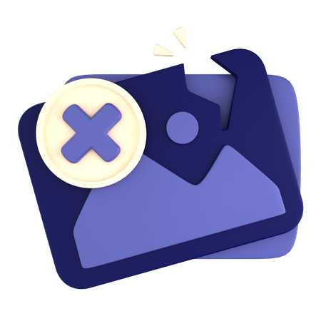 Broken Image  3D Icon