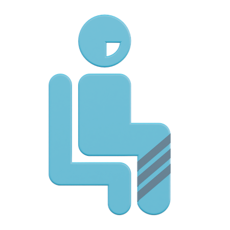 Broken Leg  3D Icon