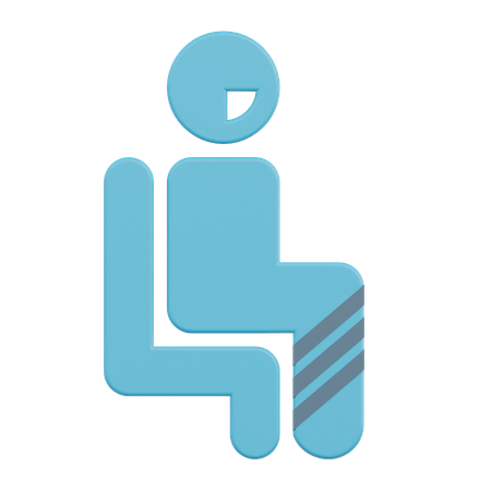 Broken Leg  3D Icon