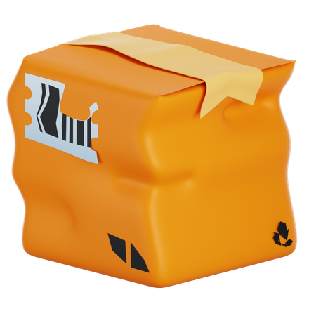 Broken Package  3D Icon