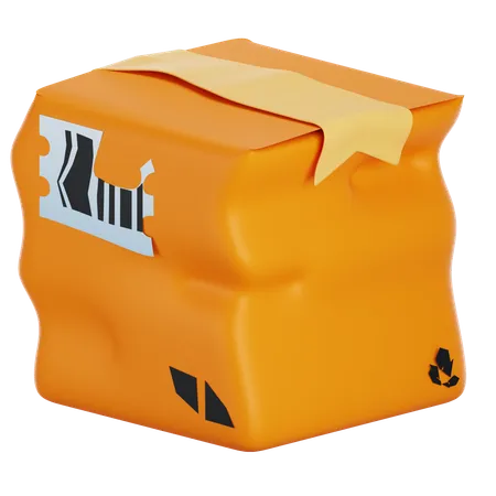 Broken Package  3D Icon