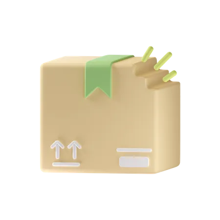 Broken Package  3D Icon