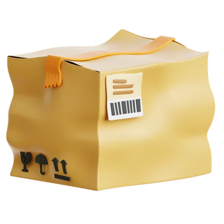 Broken Package  3D Icon