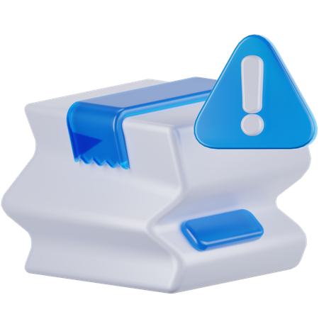 Broken Package  3D Icon