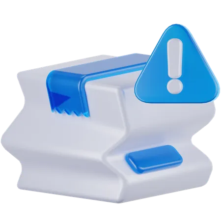 Broken Package  3D Icon