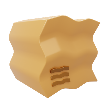 Broken Package  3D Icon