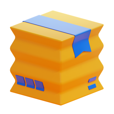 Broken Package  3D Icon