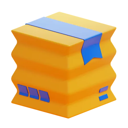 Broken Package  3D Icon