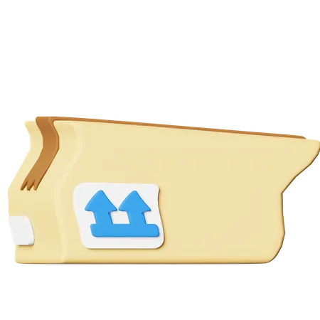 Broken Package  3D Icon