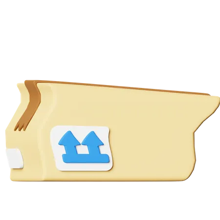 Broken Package 3 D Icon 3D Icon