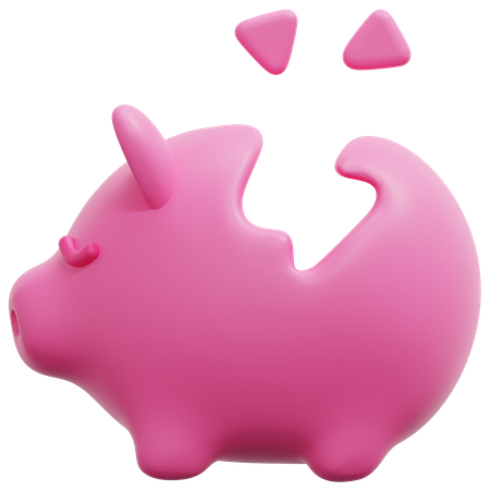 Broken Savings  3D Icon
