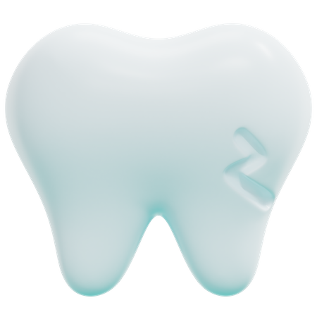 Broken Tooth  3D Icon