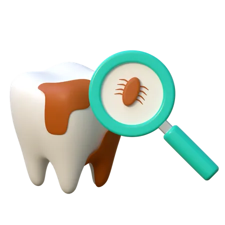 Broken Tooth Examination  3D Icon