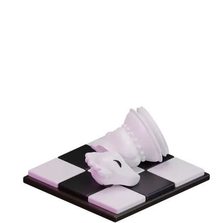 Broken White Knight  3D Icon