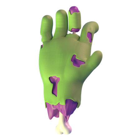 Broken Zombie Hand  3D Icon