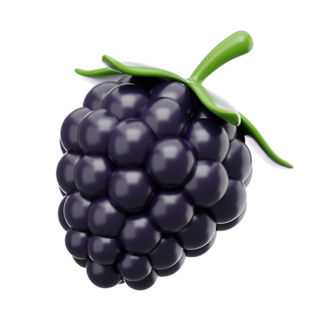 Brombeere  3D Icon