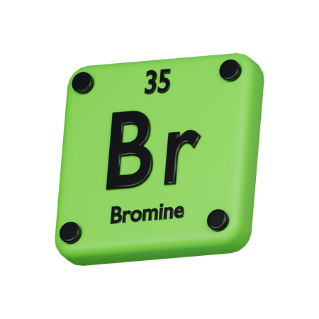 Bromine  3D Icon