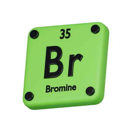 Bromine  3D Icon