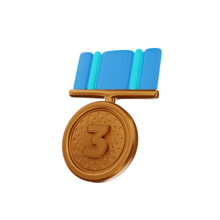 Bronce Medal  3D Icon
