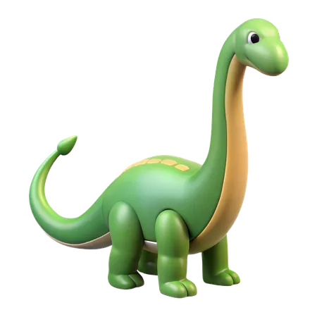 Brontosaurus Dinosaur  3D Icon