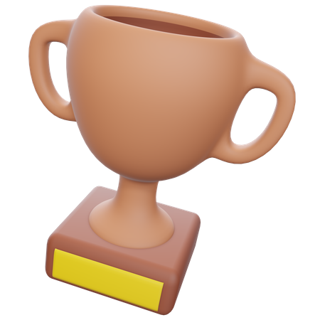 Bronze Cup  3D Illustration