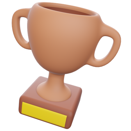 Bronze Cup 3D Illustration