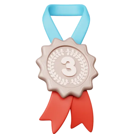 Bronze Medal 3  3D Icon