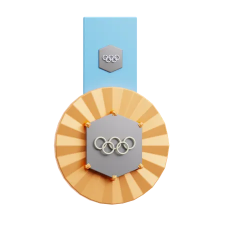 Bronze Medal  3D Icon