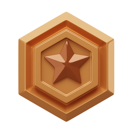 Bronze Medal  3D Icon