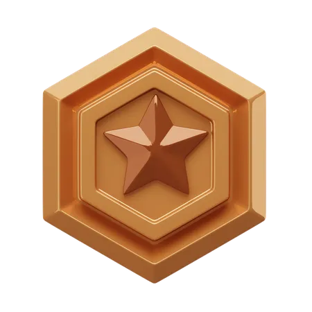 Bronze Medal  3D Icon