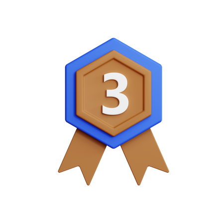 Bronze medal  3D Icon