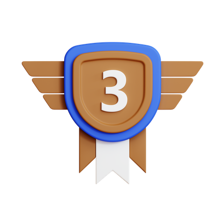 Bronze medal  3D Icon