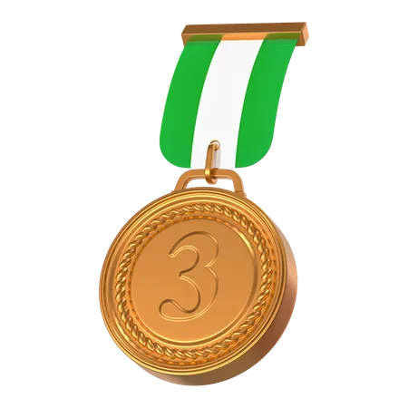 Bronze Medal  3D Icon