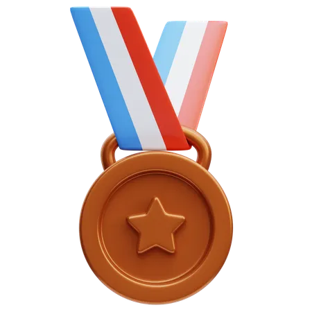 Bronze Medal  3D Icon