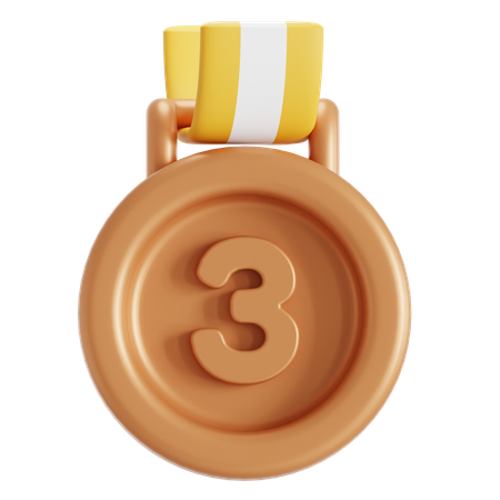Bronze medal  3D Icon