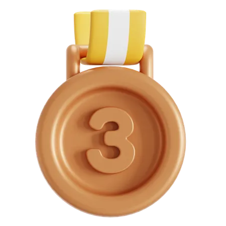 Bronze medal  3D Icon
