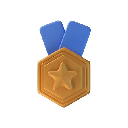 Bronze Medal  3D Icon