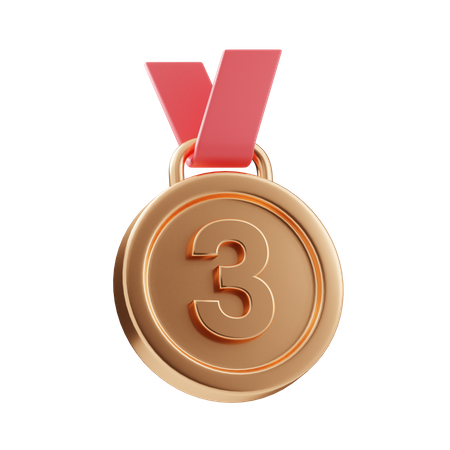 Bronze medal  3D Icon