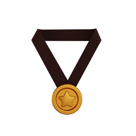 Bronze medal  3D Illustration